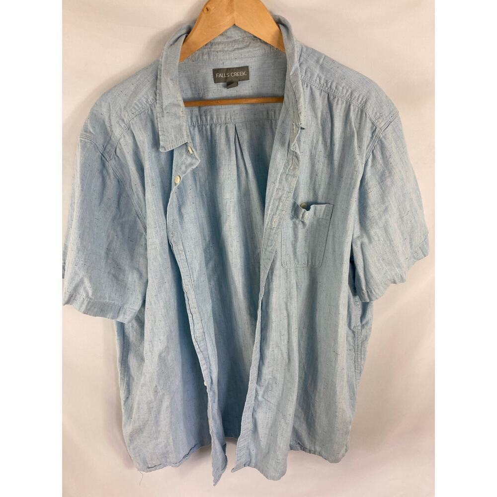 Falls Creek Short Sleeve Button Up Shirt size XXL